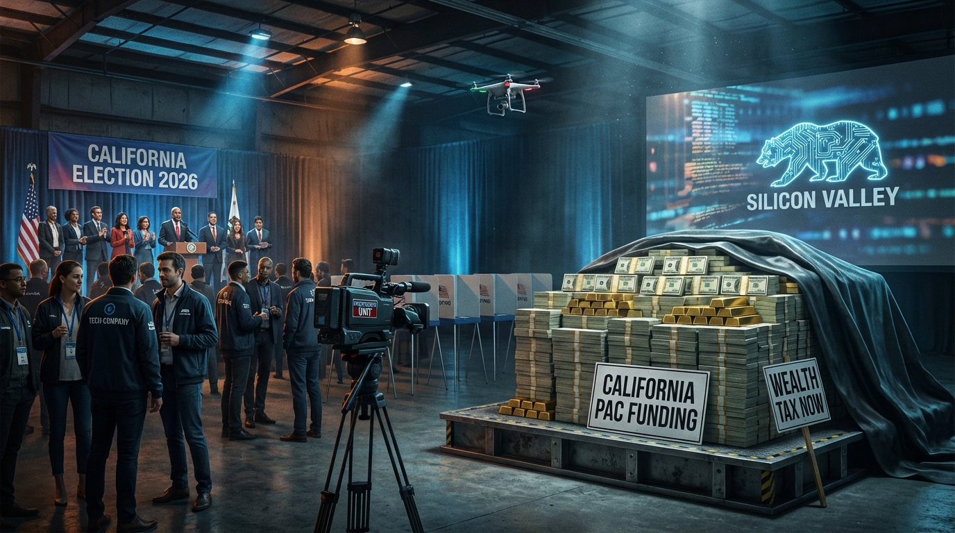 Silicon Valley Funnels Millions Into California PACs Before 2026 Election