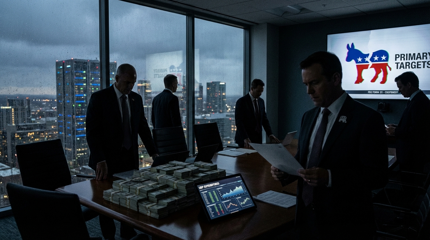 GOP Mega-Donors Provide 60% of Funds to Purge Progressive Democrats