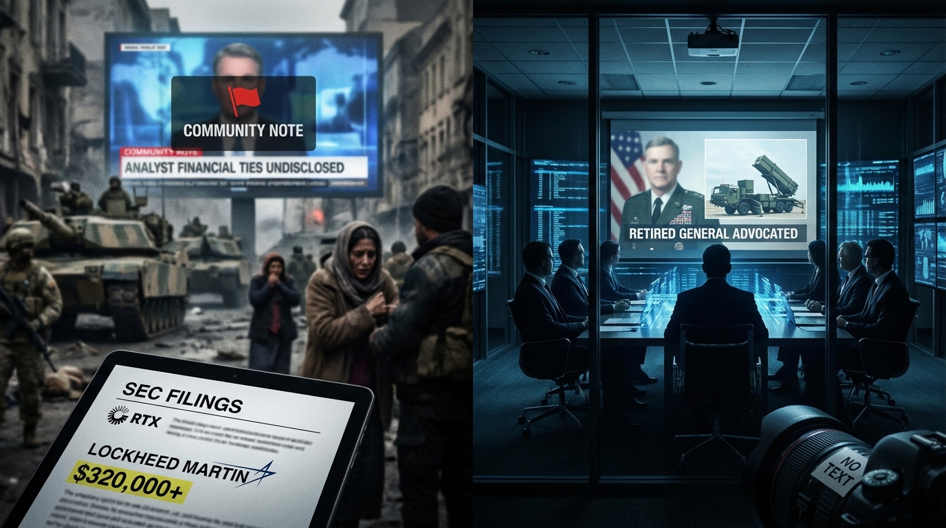 CNN Failed to Disclose Defense Board Roles of Military Analysts in Aid Coverage