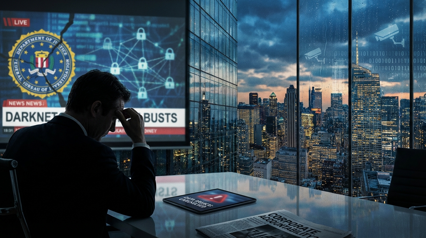 FBI Claims Record Darknet Busts as Corporate Data Security Failures Persist