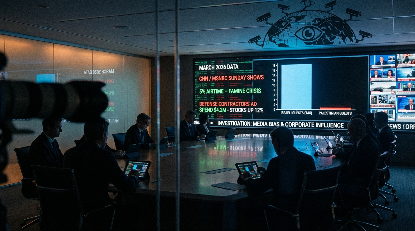 CNN and MSNBC Sunday Shows Feature 14 Times More Israeli Than Palestinian Guests