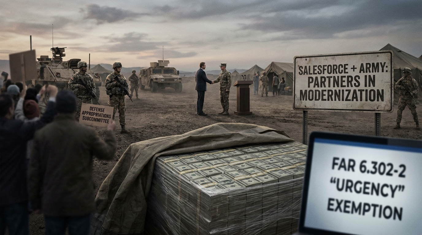 Salesforce Secures $5.5B Army Contract After Hiring Top Procurement Official