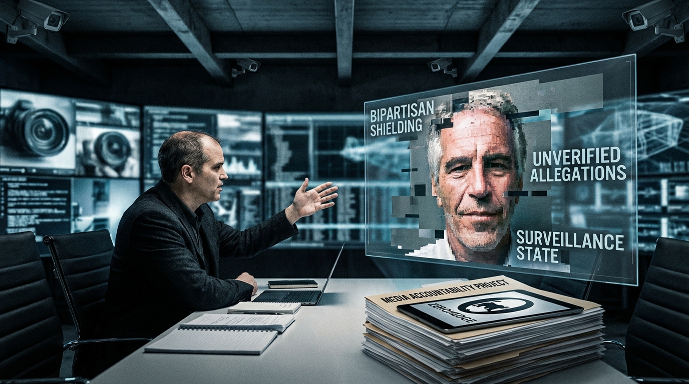 Matt Taibbi Claims Bipartisan Shielding in Epstein Case Amid Unverified Surveillance Allegations