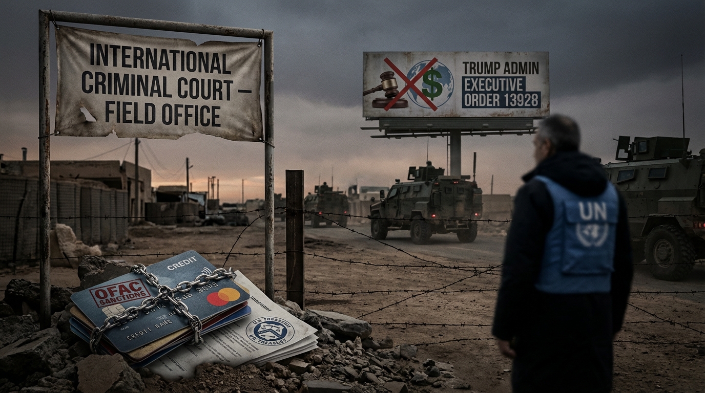 Washington Locks ICC Judges Out of Banks to Kill War Crime Probes