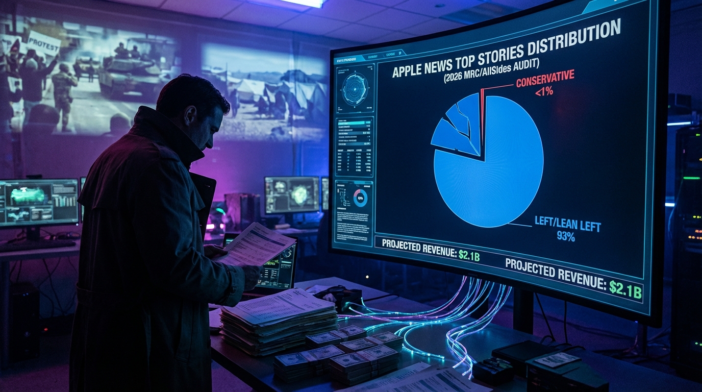 Apple News Audit: 93% of 'Top Stories' From Left-Leaning Outlets