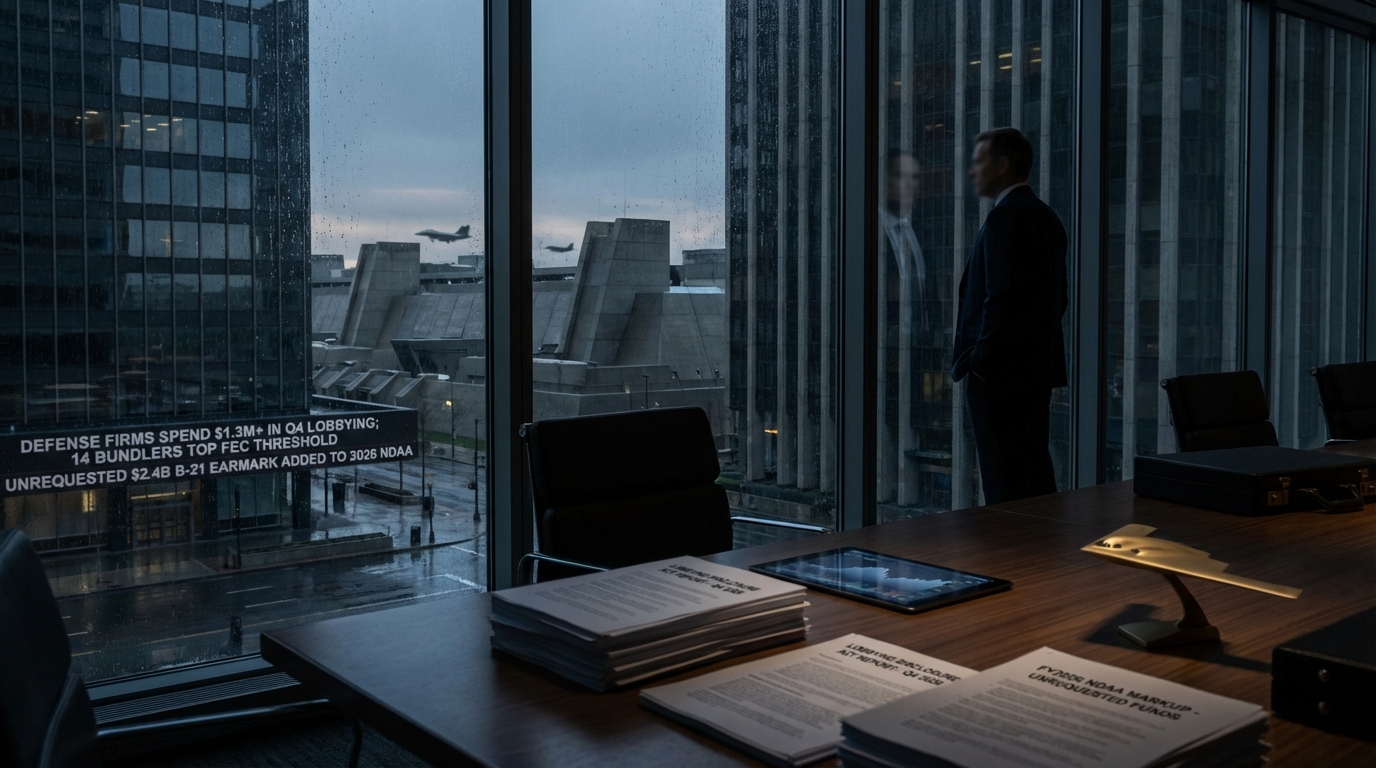 The $2.4B Gift: Northrop Grumman Earmarks Follow $1.3M Lobbying Surge