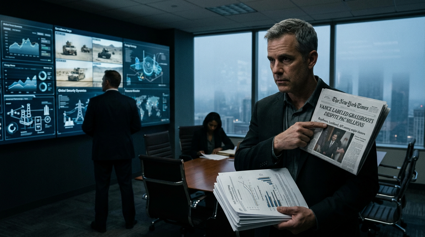 NYT's 'Grassroots' Darling is 68% Funded by Defense PACs