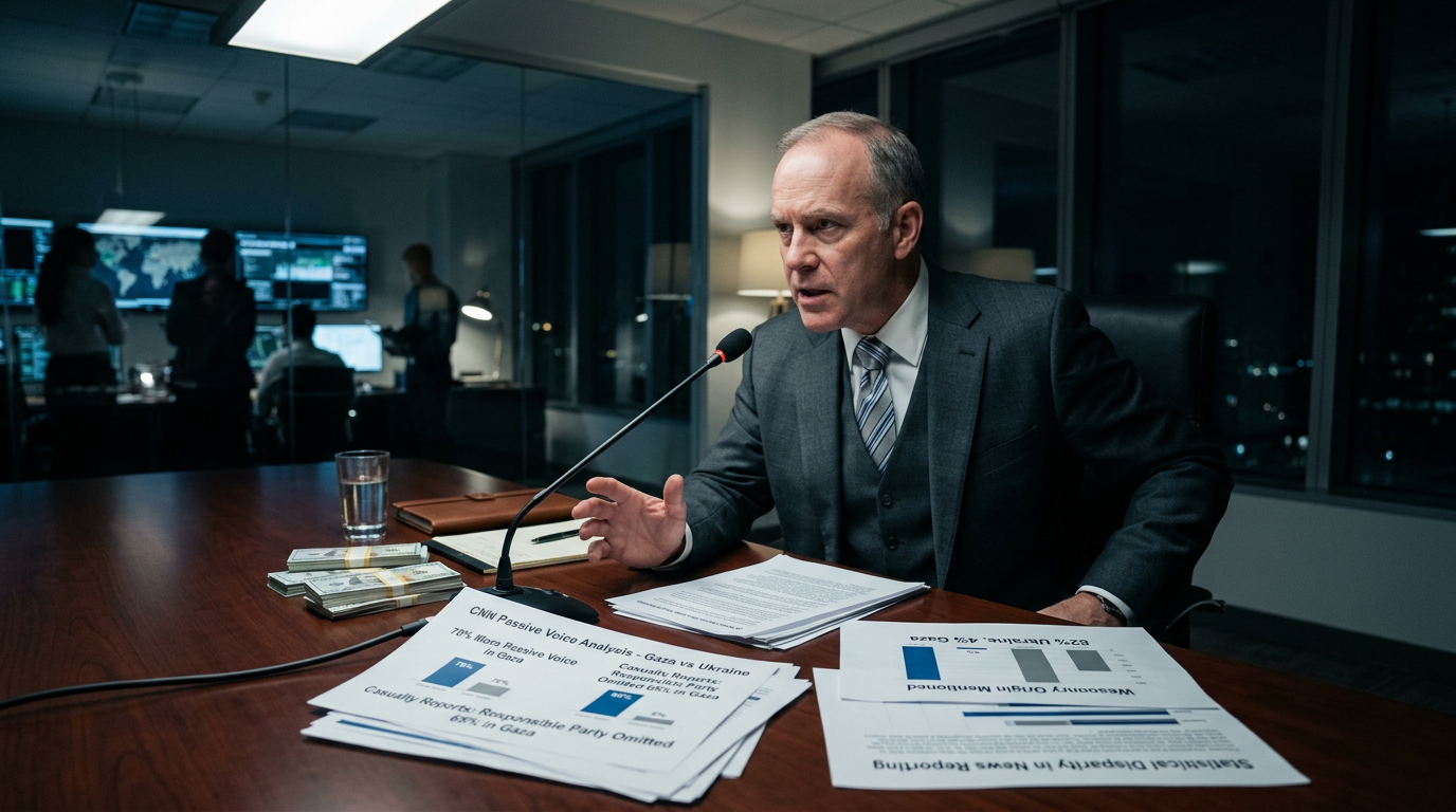 Data: CNN Uses Passive Voice to Shield Accountability for Gaza Deaths