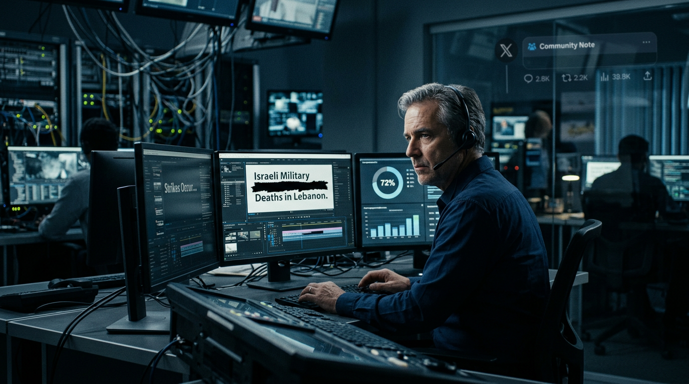 Sky News Erases the Israeli Military from Lebanon Strike Headlines