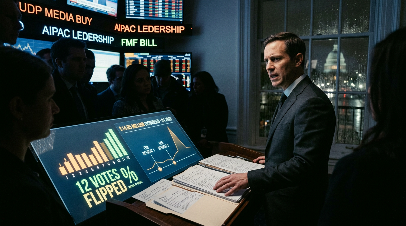 The $15 Million Receipt: How AIPAC-Linked Funding Flipped 12 House Votes