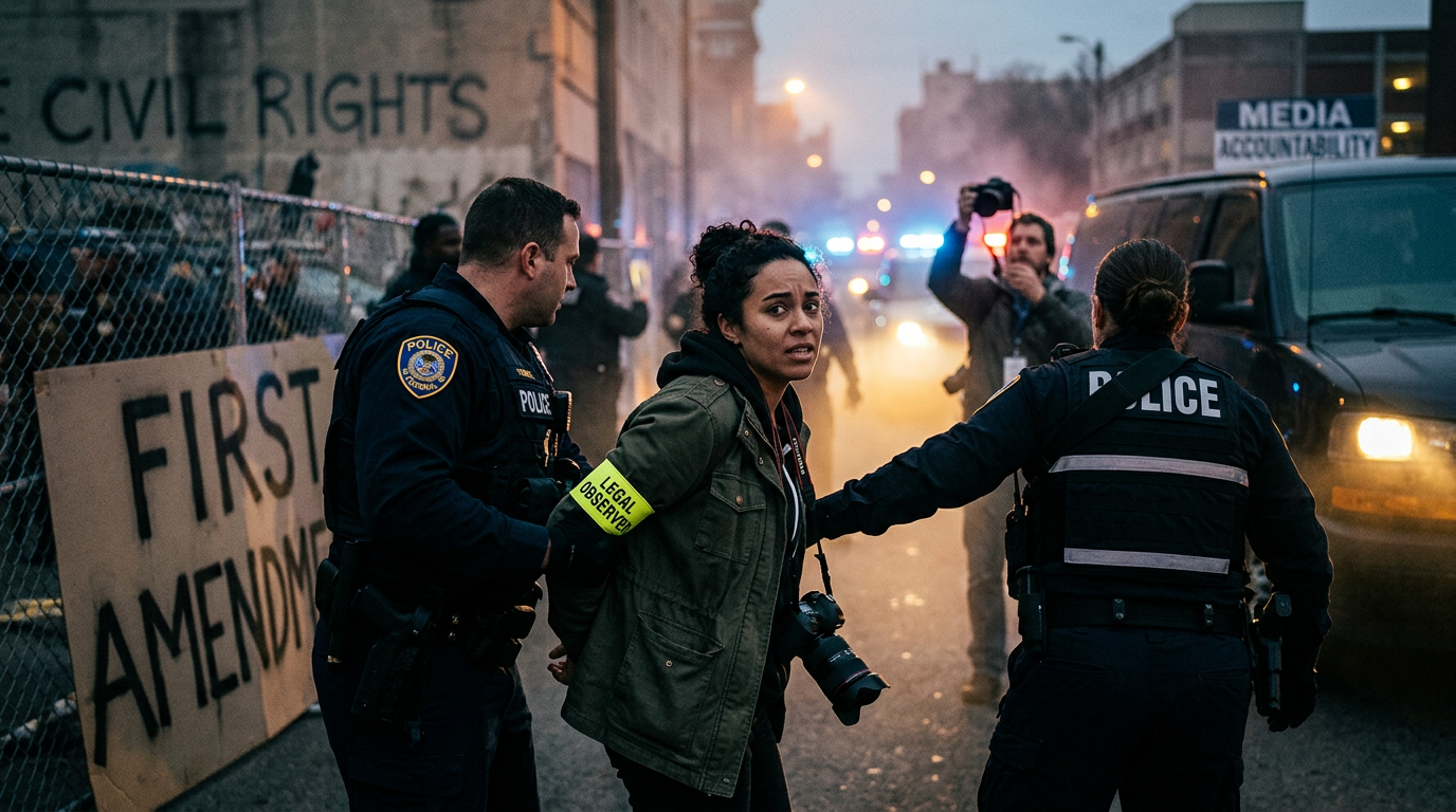 End of the Press Pass? DOJ Moves to Charge Legal Observers