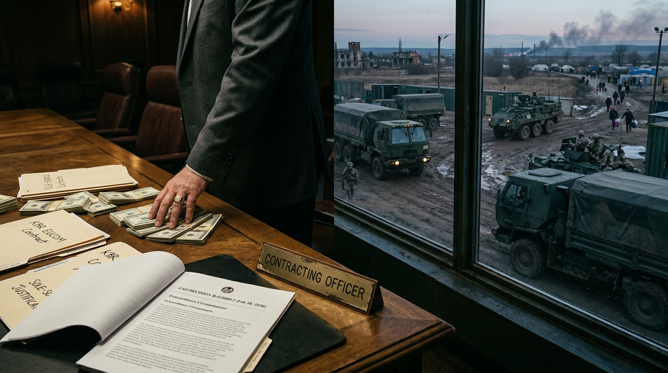 Army Hands KBR $3.1B 'Emergency' Contract After 34% PAC Donation Spike