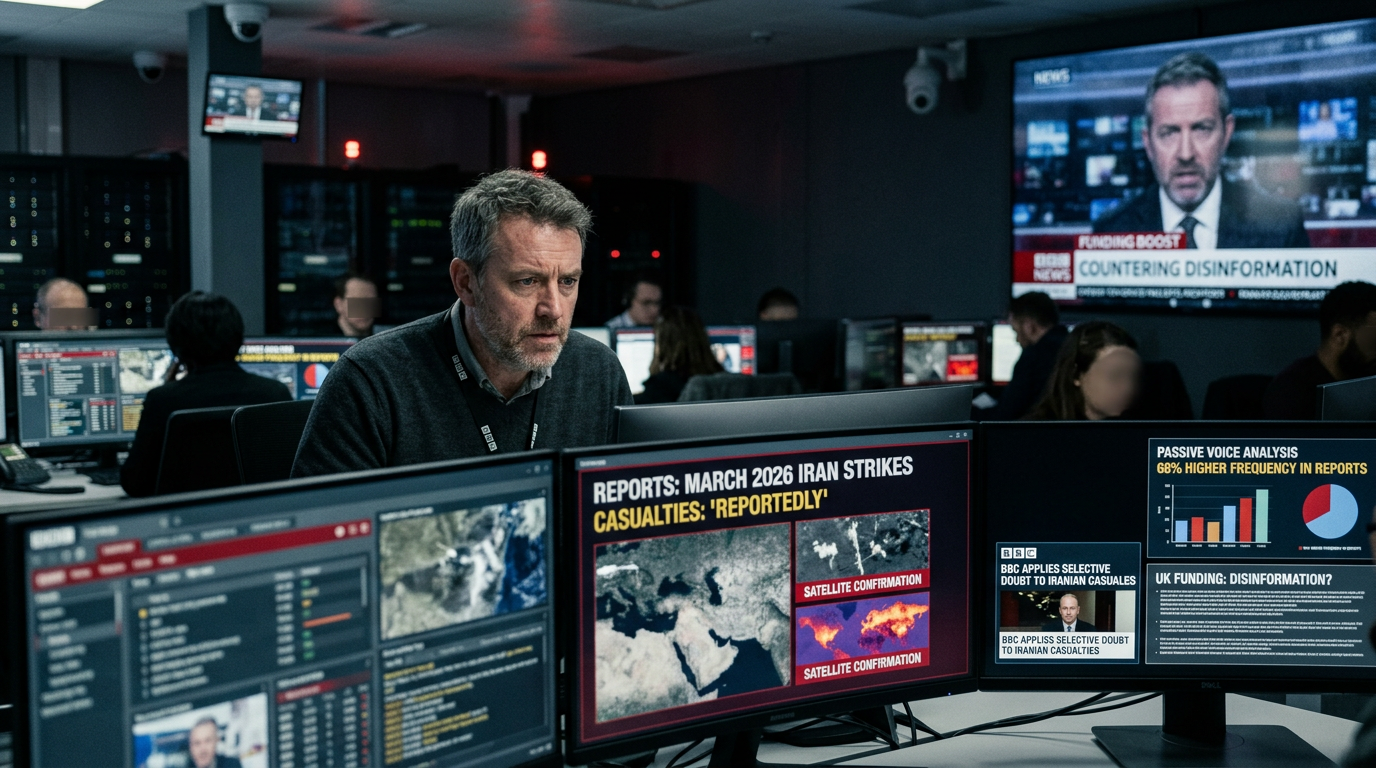 BBC Applies Selective Doubt to Iranian Casualties Following UK Funding Boost