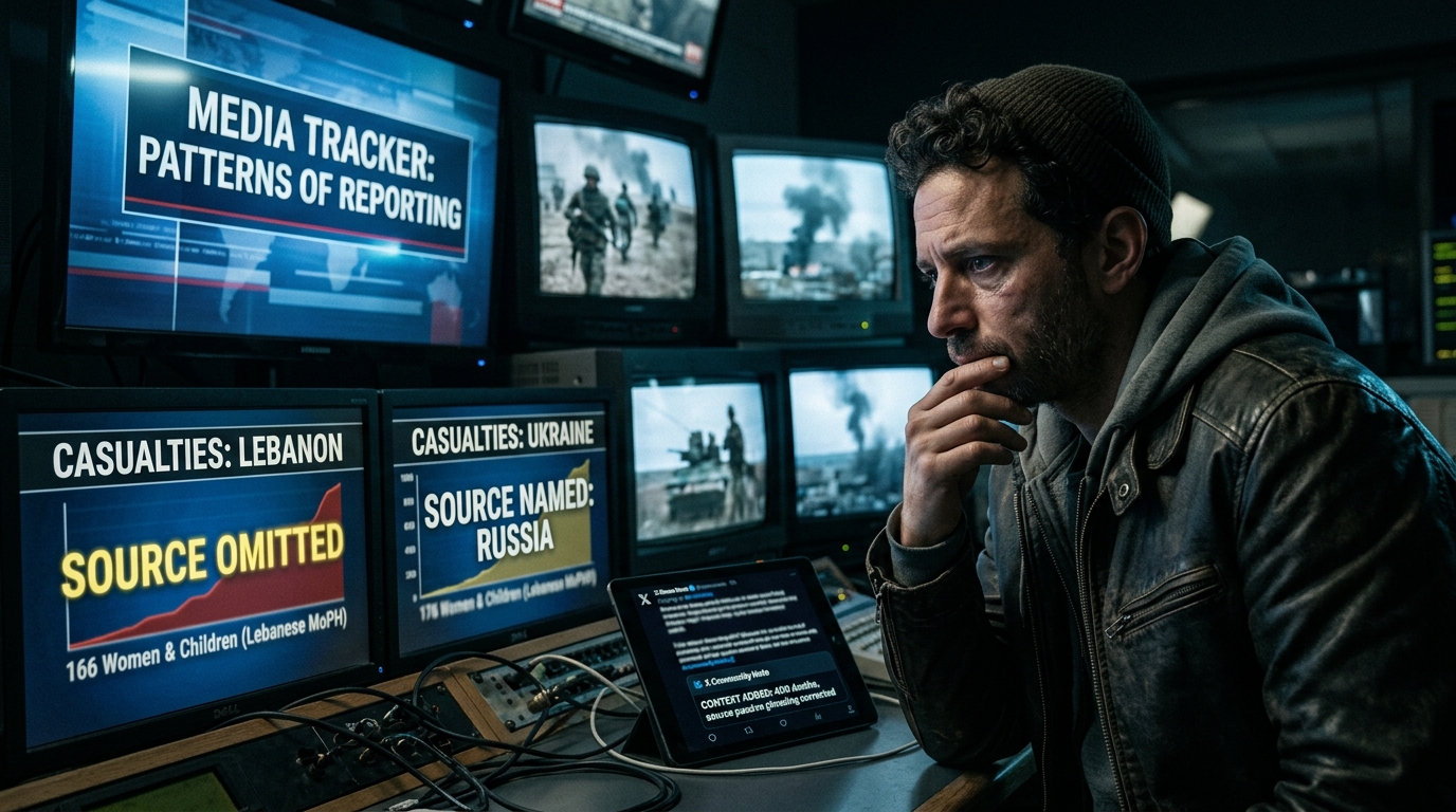 Sky News Omits IDF Agency in Lebanon Reporting While Naming Russia in Ukraine