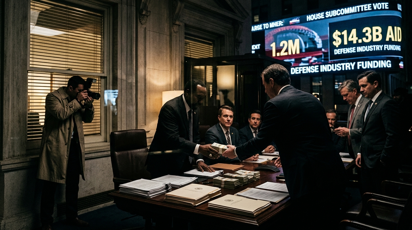 Defense PACs Sent $1.2M to House Subcommittee Before $14.3B Aid Vote