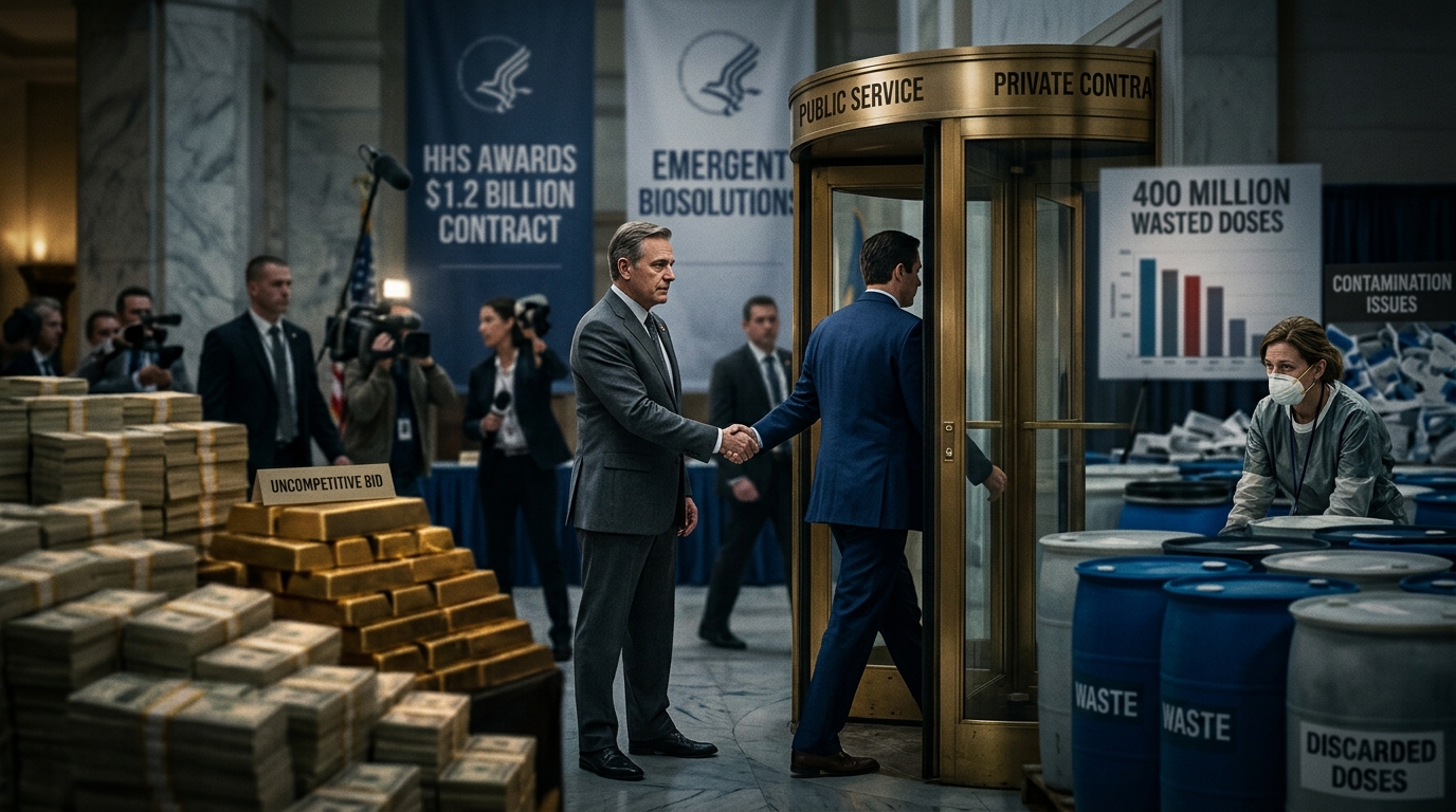 Feds Hand $1.2B No-Bid Contract to Company That Trashed 400M Vaccines