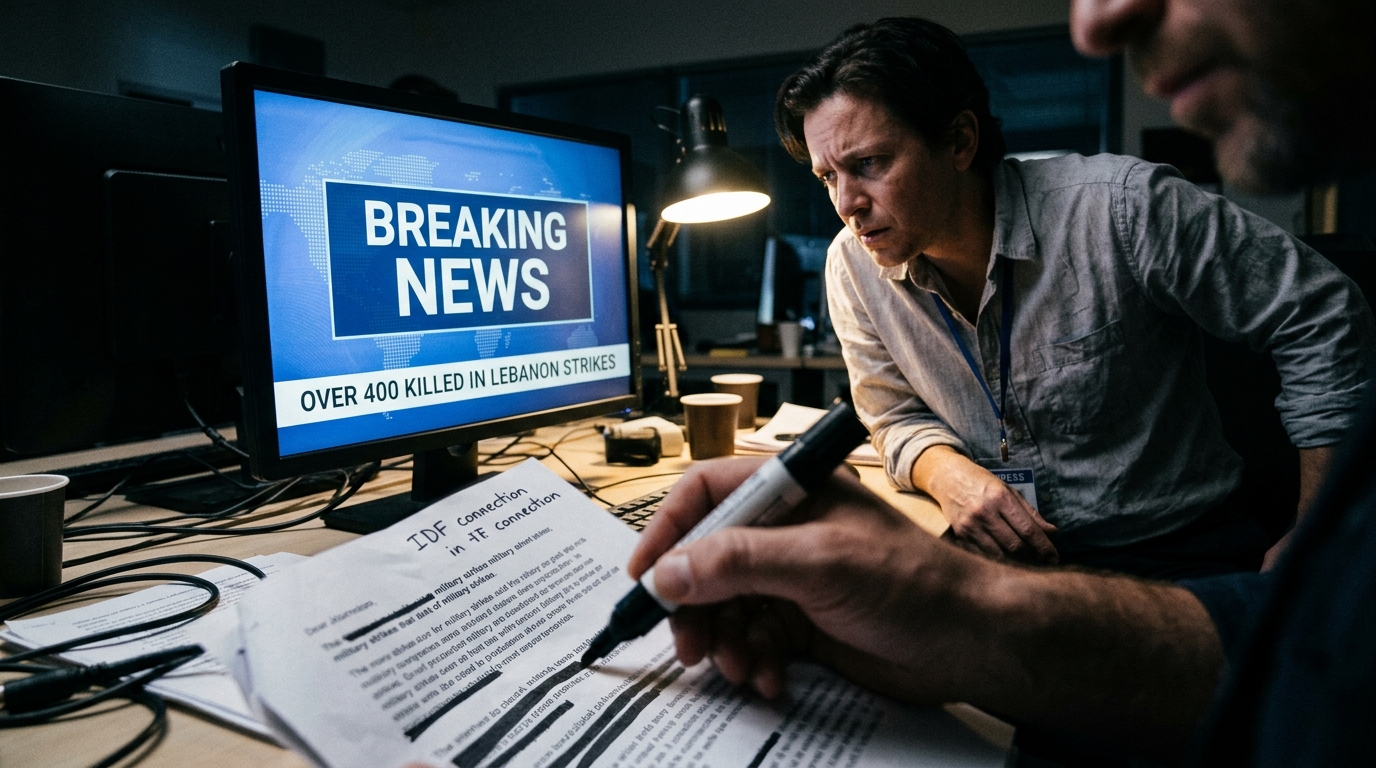 Comcast Lobbying and the Passive Headlines Erasing 400 Lebanese Deaths