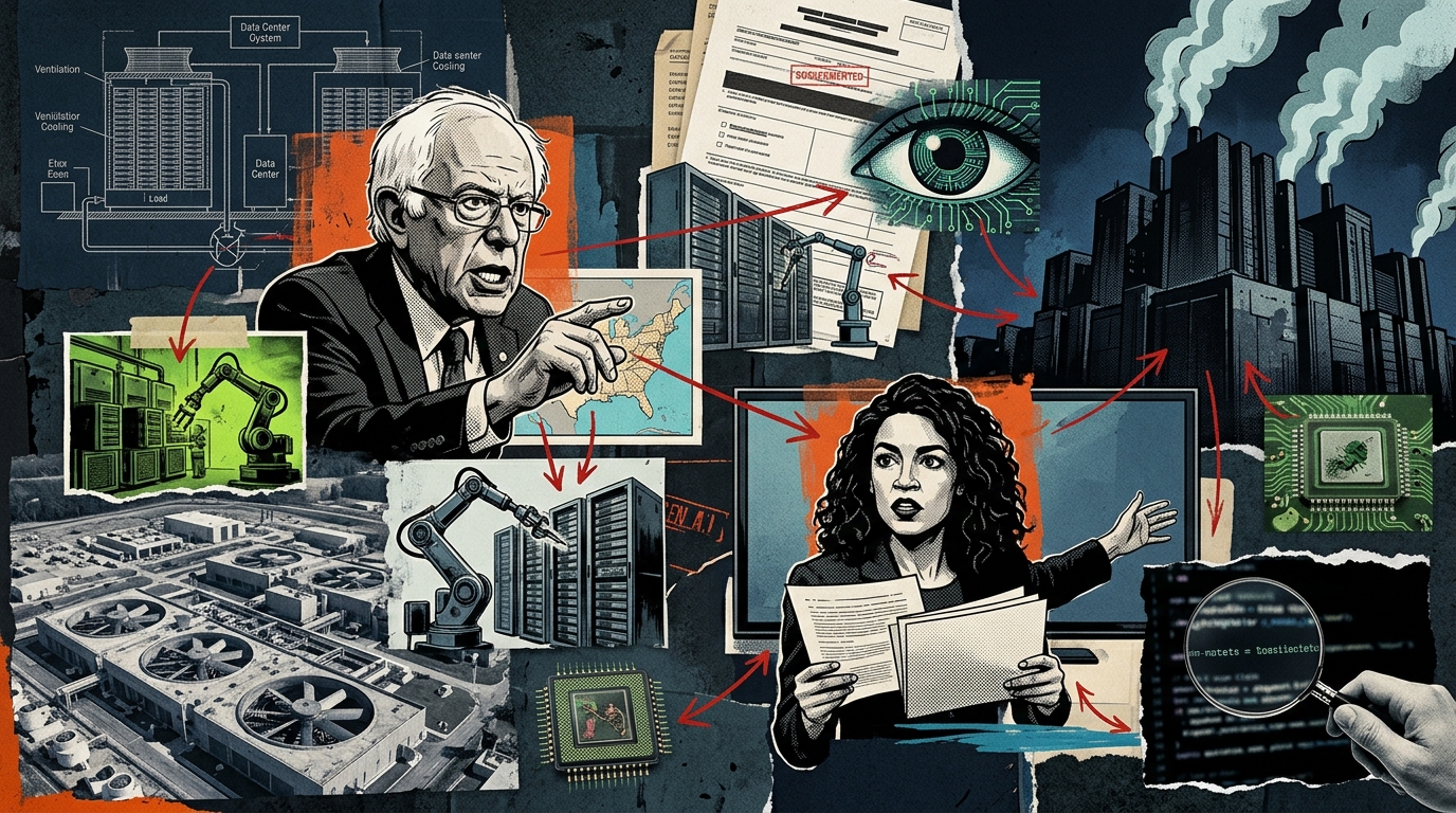 The $100M Lobbying Wall Facing Sanders’ Bold AI Data Center Ban